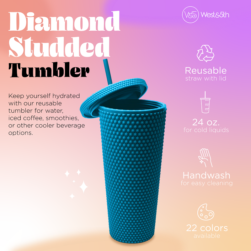 Deals Starbucks blue studded tumbler