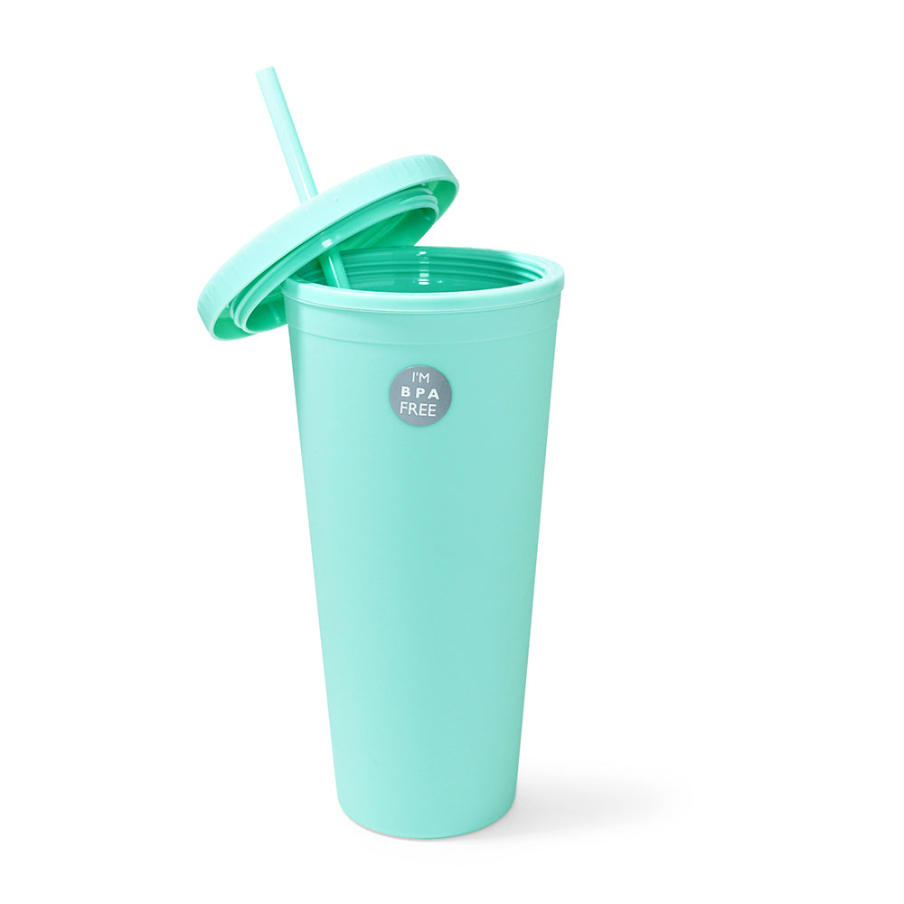 Rubber Coated Tumbler- Light Blue – West and 5th