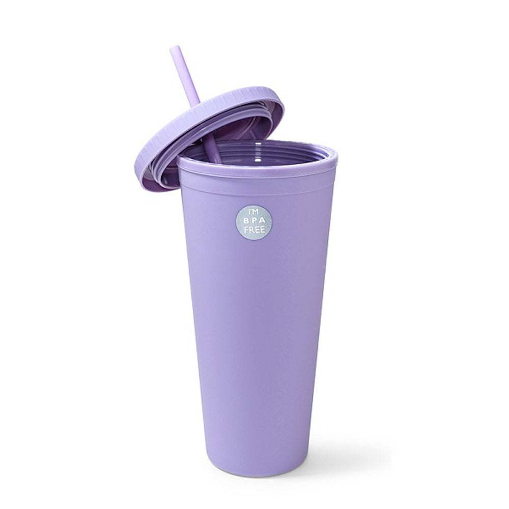 Counter Culture Living Llc FIFTY-FIFTY 592155 16 oz. Vacuum Insulated  Tumbler; Royal Purple 592155