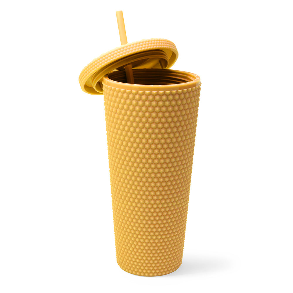 Studded Tumbler- Orange