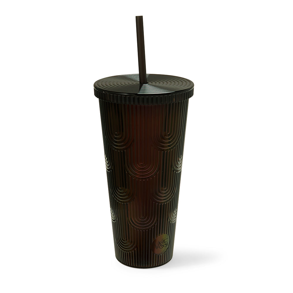 20 oz. Black Holographic Glitter Tumbler with Straw – Hot Mess Market