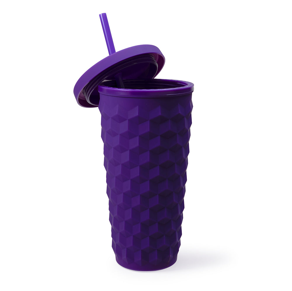 Studded Tumbler- Deep Purple