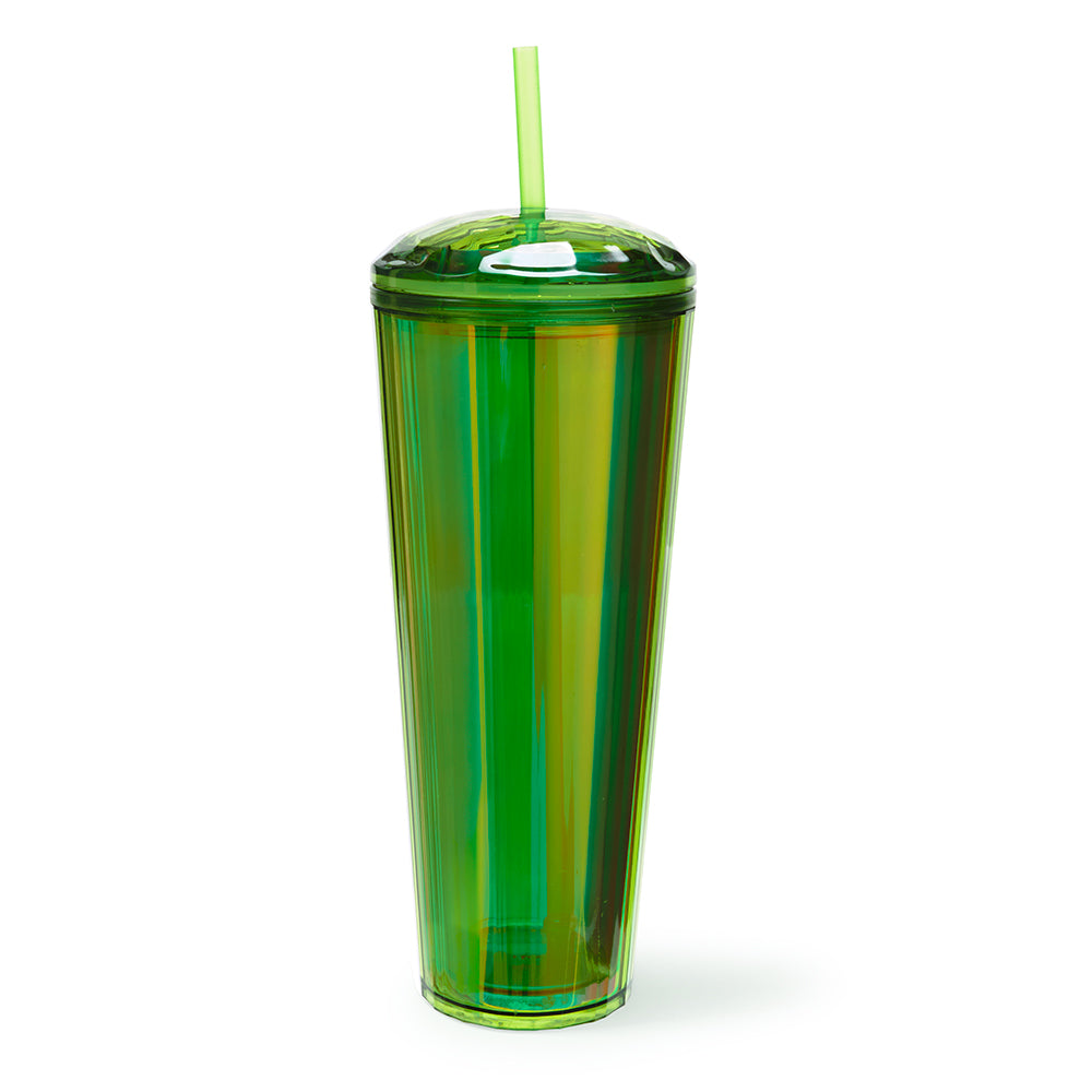 Simple Modern Plastic Tumbler with Lid and Straw, Reusable -Sea Glass Sage