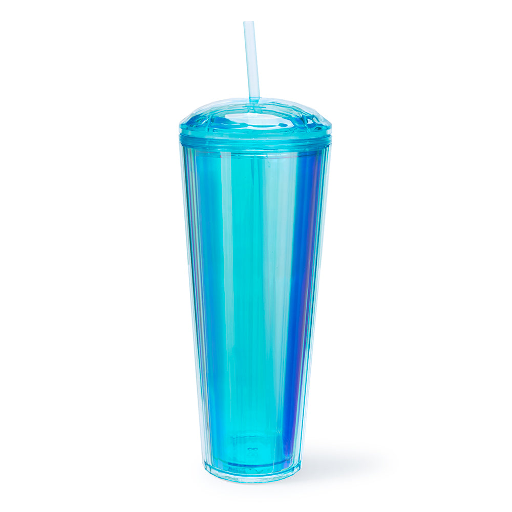 Simple Modern Plastic Tumbler with Lid and Straw, Reusable -Sea Glass Sage