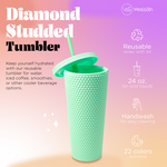 Studded Tumbler- Mint