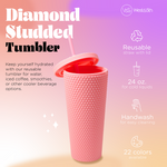 Studded Tumbler- Blush