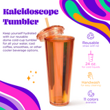 Kaleidoscope Dome Tumbler- Champagne