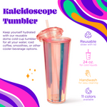 Kaleidoscope Dome Tumbler- Blush