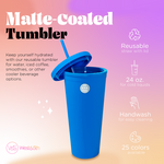 Rubber Coated Tumbler- Royal Blue