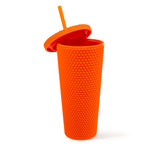 Studded Tumbler- Orange