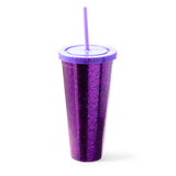 Glitter Sparkle Tumbler- Purple