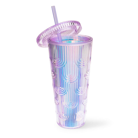 Mermaid Scale Holographic Tumbler- Lilac