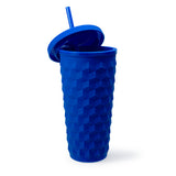 Crater Tumbler- Matte- Cobalt