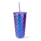 Crater Tumbler- Semi Transparent-  Violet