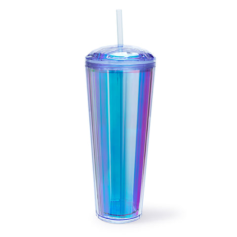 Simple Modern Plastic Tumbler with Lid and Straw, Reusable -Sea Glass Sage